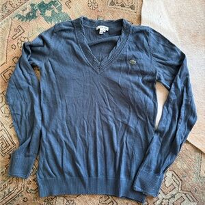 Lacoste cotton cashmere V-Neck Sweater